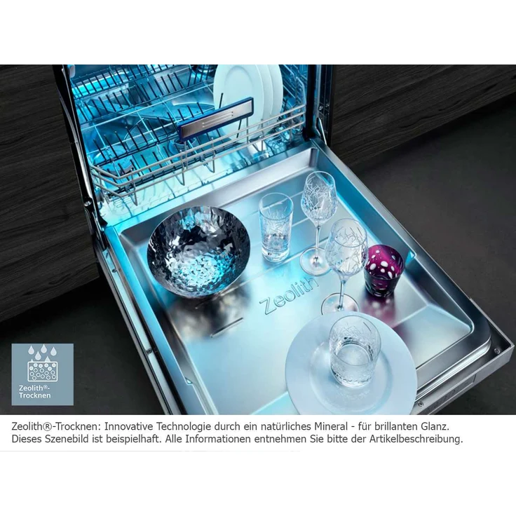 Siemens SN87YX01CE, Geschirrspüler, B, Geräuschemissionsklasse B, Geräuschemissionen 43 Dezibel – Bild 3