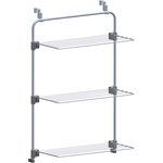 Metaltex 406062039 Gale Duschkabinen-Trockner mit ca. 11 m Trockenlänge, Wäschetrockner