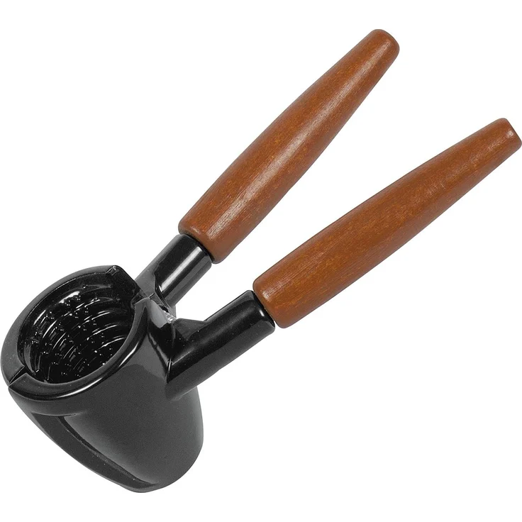 Westmark Nussknacker und Sektzange, Zinkdruckguss-Holz, Länge: 16,8 cm, Sieger Nussprofi, Braun-Schwarz, 33264470 – Bild 1