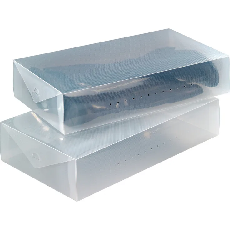 Wenko Aufbewahrungsboxen Stiefel Polypropylen transparent 2 Stück