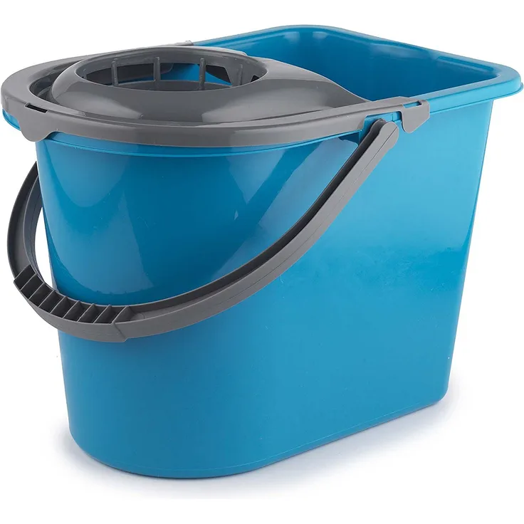 Beldray LA036810TQ Large Mop Bucket with Mop Wringer, 14 Litre, Turquoise