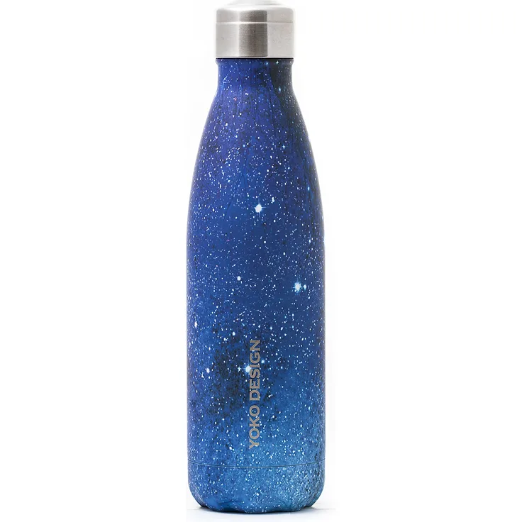YOKO DESIGN Thermosflasche, doppelwandig, Edelstahl, 1487, Galaxy, 500 ml