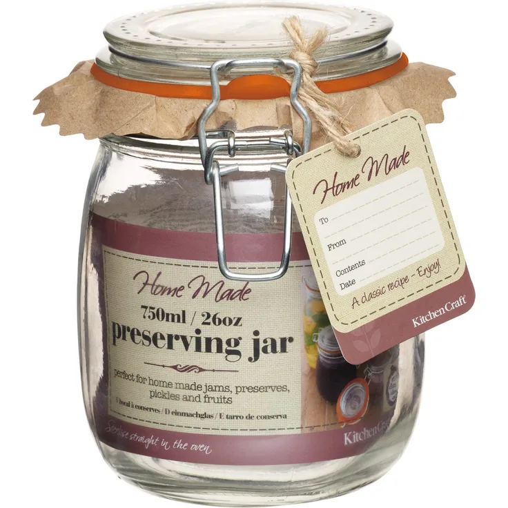 Home Made KitchenCraft Deluxe Einmachglas, 750 ml