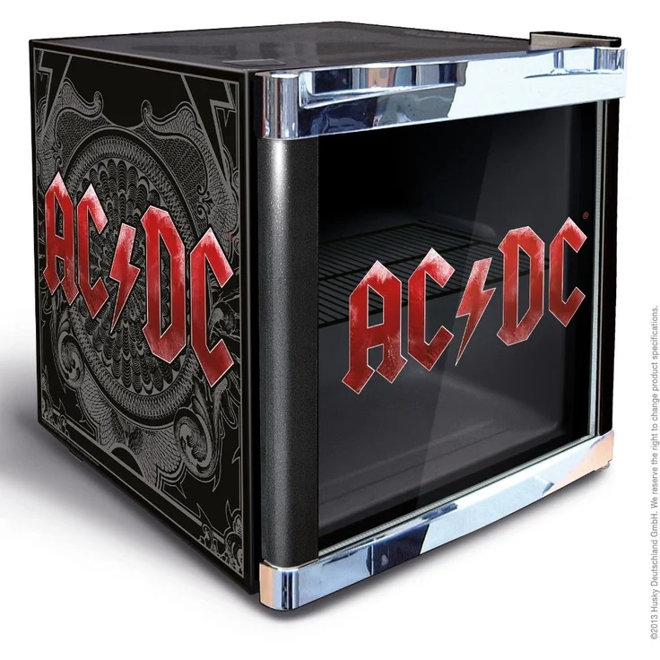 Husky CoolCube HUS CC-202 AC-DC Getränkekühlschrank Cube, freistehend, schwarz, 48 L, Breite 43 cm – Bild 1