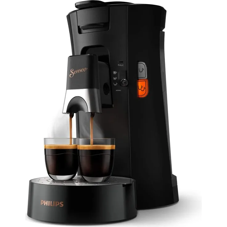 Philips CSA240/60 Senseo Select Kaffeepadmaschine, 0,9 l Wassertank, schwarz