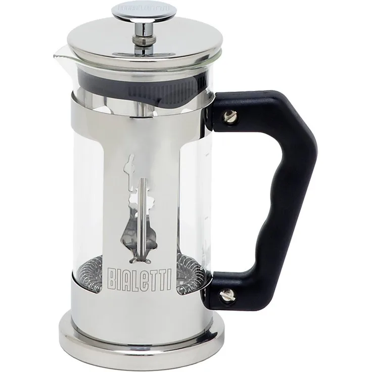 Bialetti 3160 Preziosa 0,35 Liter, French Press, Glas, ergonomischer Griff