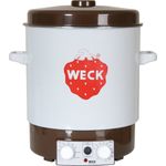 Weck WAT 15 Einkochautomat, 29 l Fassungsvermögen, 2000 Watt, mit Temperaturregler, weiß