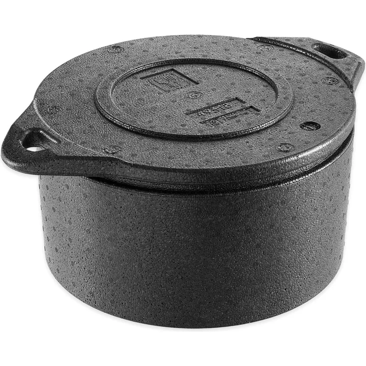 thermohauser EPP-Thermobox Torte schwarz, mit Deckel, 10,5 L