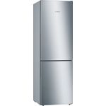 Bosch KGE36AICA Kühl-Gefrierkombination, freistehend, silber, LowFrost, 0-Grad-Zone, LED, Breite 60 cm, Energieklasse C
