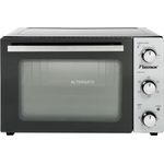 Bestron Grill-Backofen AOV31PS Mini-Backofen, schwarz/silber