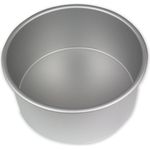 PME RND074 Eloxierte Aluminium Rundkuchenform 7 x 4 Zoll tief, Silver, 17.8 cm
