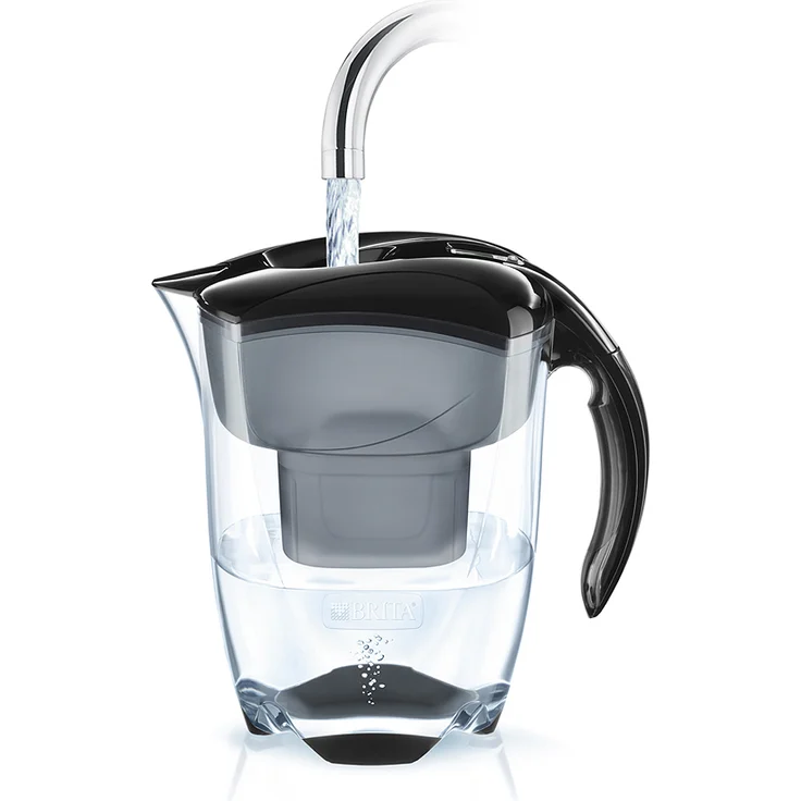 BRITA Wasserfilter Elemaris XL schwarz, inkl. 1 MAXTRA+ Filterkartusche – großer Wasser-Genuss durch die zuverlässige Reduzierung von Kalk und Chlor im Leitungswasser – Bild 2