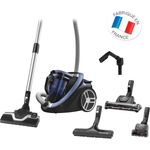 Rowenta RO7691EA Staubsauger Ohne Beutel, Silence Force Cyclonic 4A+AAA Animal Care Pro, geräuscharm, 550 W, Blau