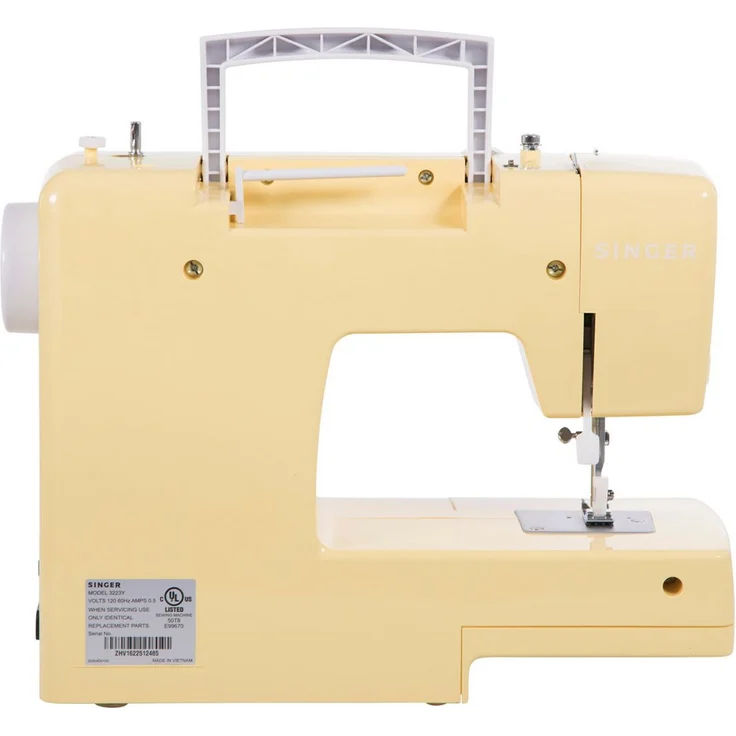 Singer 3223Y Simple Freiarm-Nähmaschine 23 Nähprogramme Knopflochautomatik Nählicht Freiarm-Nähmaschine, gelb – Bild 6