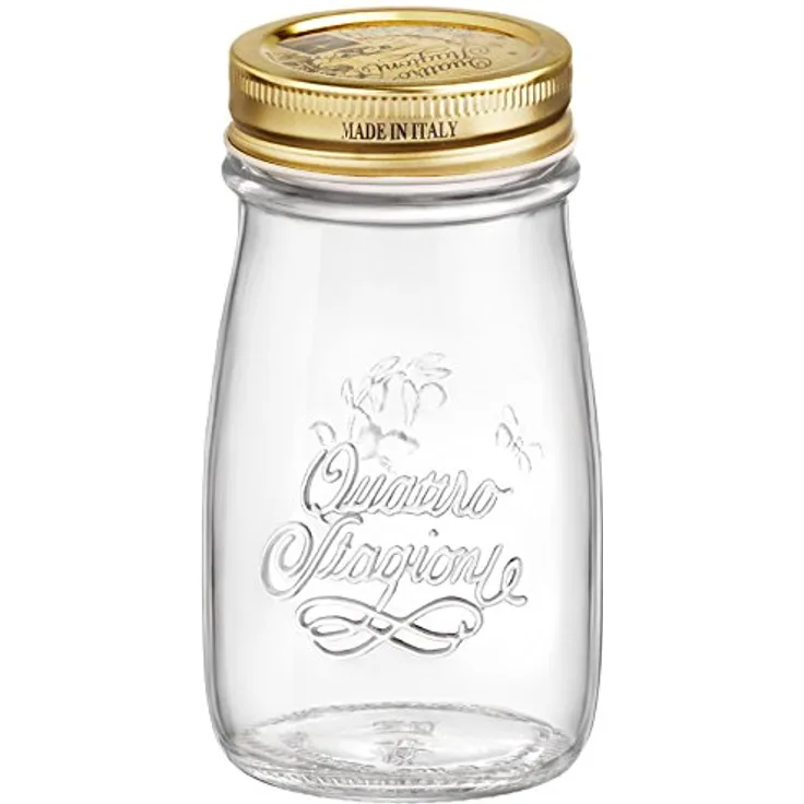 Bormioli Rocco 4 Jahreszeiten Flasche mit Kapsel, Glas, transparent, 31 x 24 x 18 cm