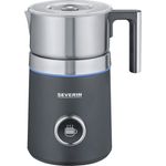 Severin SM 3587 Spuma 700 Plus, Induktions-Milchaufschäumer Spuma 700 Plus, ca. 700 ml, ca. 500 W, innovativer 360°-LED Leuchtring, Dreh-Drück Display, 13 Programme, spülmaschinengeeigneter Milchbehälter