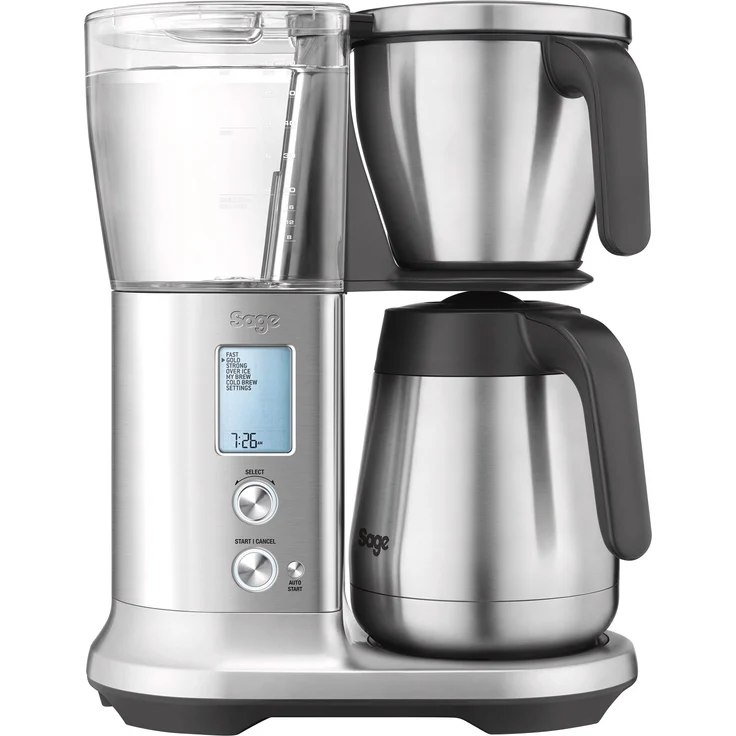 Sage Appliances SDC450 Präzisions-Kaffeemaschine The Precision Brewer Thermal, Gebürstete Edelstahloptik, Thermoskanne – Bild 1
