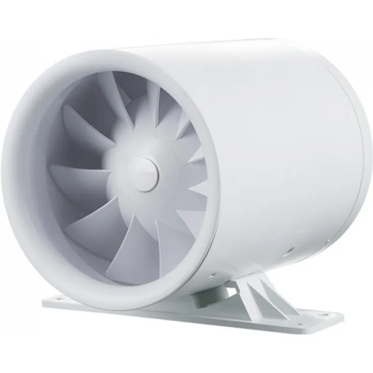 VENTS QuietLine-k 100 mm. Axialer Rohrventilator zur Be- und Entlüftung mit einer starken Luftförderleistung