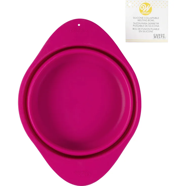 Wilton 1904-9315 Candy zusammenklappbar Silikon Schmelzen Schale, pink