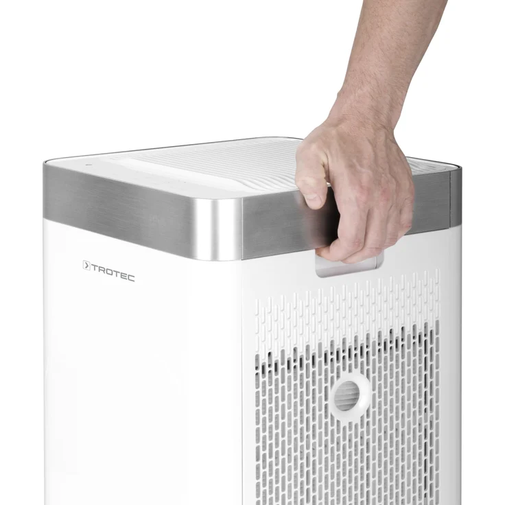 Trotec AirgoClean 200 E Design-Luftreiniger mit Ionisation, für saubere Raumluft bis 66 m² bzw. 165 m³ – Bild 2