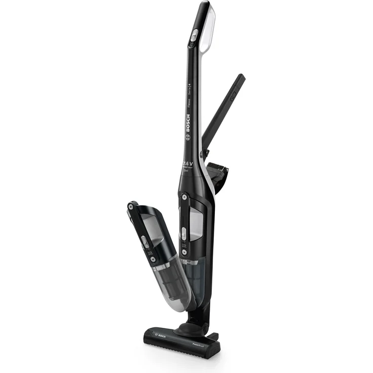 Bosch BBH32101 Flexxo Handstaubsauger, 50 min Akkubetrieb, Zyklon-Technologie, 2 Saugmodi, schwarz – Bild 2