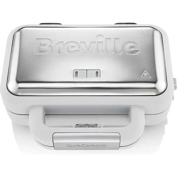 Breville VST070X Jumbo-Sandwichtoaster, 18-8 Edelstahl, Weiß – Bild 1