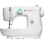 Singer M1505 Freiarm-Nähmaschine 6 Nähprogramme Vier-Stufen-Knopflochautomatik Wahlrad Freiarm-Nähmaschine, weiß