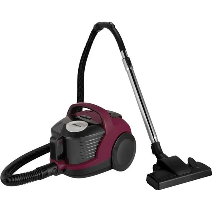 Grundig VCC 3870 A Bodenstaubsauger beutellos, 1,8 l, Berry-Schwarz – Bild 1