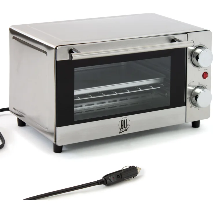 Multistore 2002 Mini-Backofen, 9L, für LKW-Bus, 24V, 300W, Edelstahl, Silber