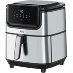 AEG Fritteuse Gourmet 6 AF6-1-6ST, 1800 W, 5,4 L Frittiergut, edelstahl, schwarz
