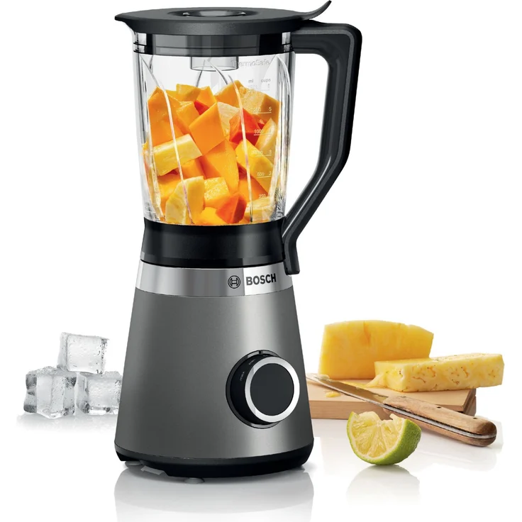 Bosch MMB6172S VitaPower Standmixer, 1200W, inkl. 1,5L Tritanbehälter, Pulsstufe, 2 Geschwindigketien, silber – Bild 1