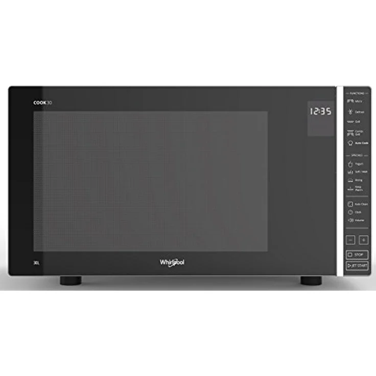 Whirlpool MWP 303 SB Kombination Grill und Mikrowelle, 900 Watt, 30 Liter Garraum, Joghurt-Funktion, Schmelzfunktion, Warmhalte-Funktion, Standgerät – Bild 1