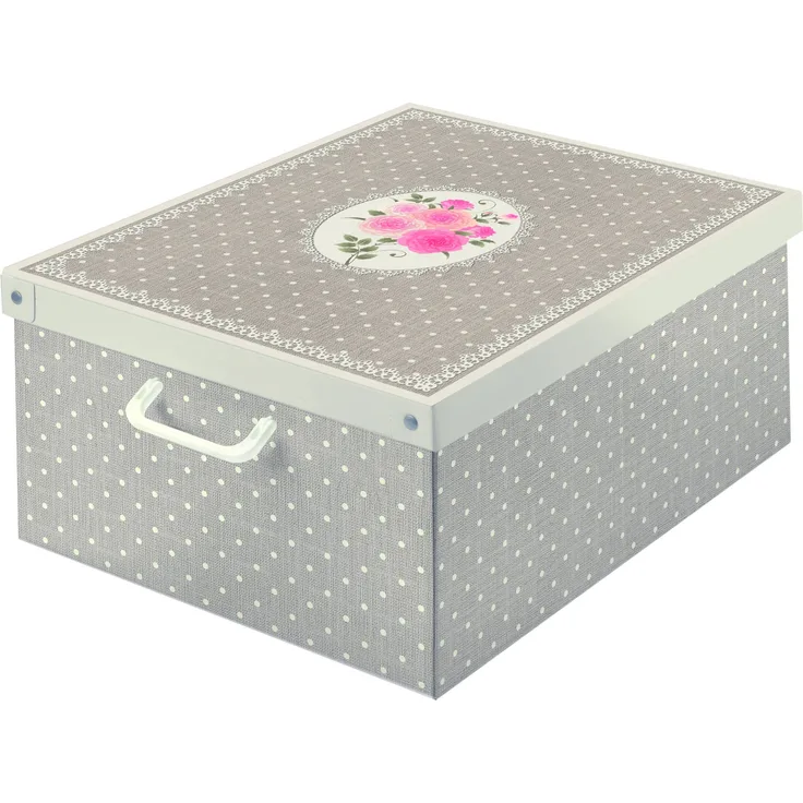 Kanguru Collection Collection Dots, Pappe, Taupe, 50 x 39 x 24 cm