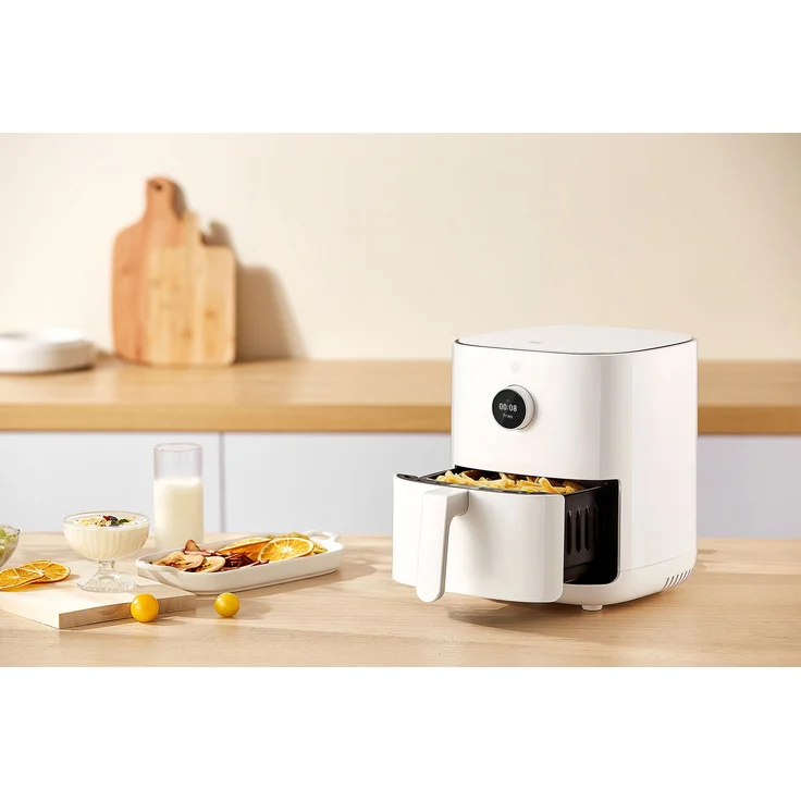Xiaomi Mi Smart Air Fryer, Heißluftfritteuse, 3.5 Liter Fassungsvermögen, 1500 Watt, ohne Fett, Antihaftbeschichtung, abnehmbarer Frittierkorb, Sprachsteuerung, weiß – Bild 3