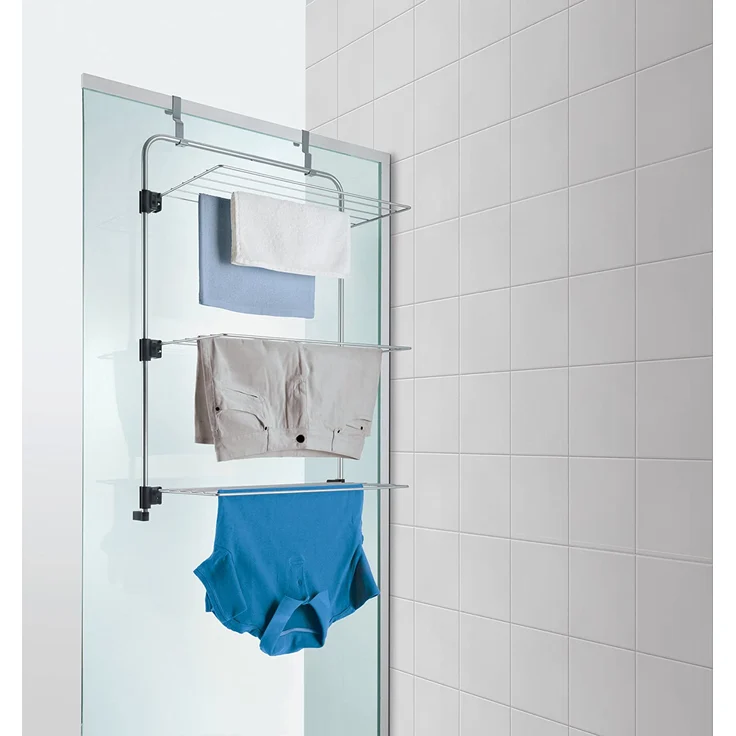 Metaltex 406062039 Gale Duschkabinen-Trockner mit ca. 11 m Trockenlänge, Wäschetrockner – Bild 4