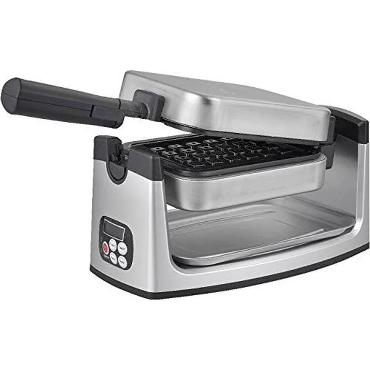 Syntrox WMR-1600W Waffeleisen, Brüsseler Waffeln, Antihaftbeschichtet, 1600 Watt