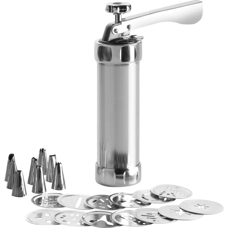Ibili 792300 Gebäckpistole für Fettgebackenes, Aluminium