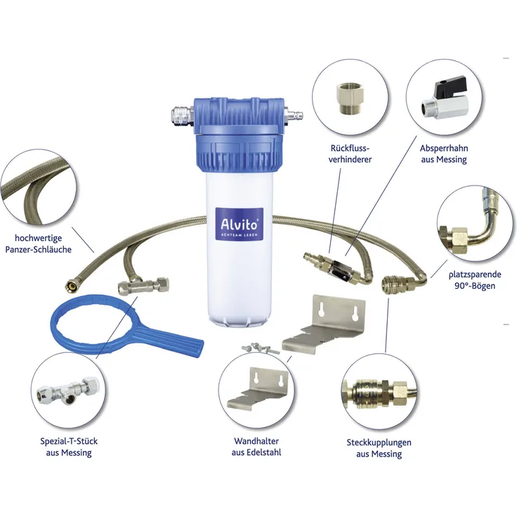 Untertisch-Einbaufilter AquaNEVO Basic 2.1 von Alvito