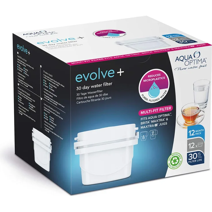 Aqua Optima Evolve+ Wasserfilterkartusche, Weiß, Einheitsgröße