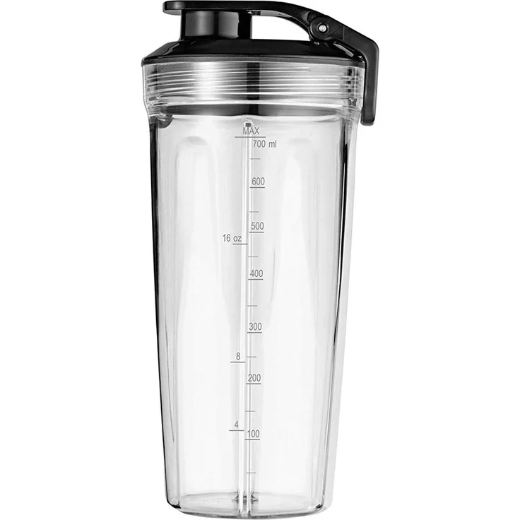 WMF Kult Pro Multifunktionsmixer, 30.000 U-min, 1.200 Watt, 6 Geschwindigkeiten, 3 Autoprogramme, 2 Mixbehälter, 2 To-Go-Mixflaschen, Kreuzklingen für Smoothies, Flachklingen zum Zerkleinern – Bild 5