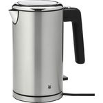 WMF Lono Wasserkocher doppelwandig (2400 Watt, 1,3 l, Safety Touch, innenliegende Wasserstandanzeige, Kalk-Wasserfilter) cromargan matt-silber