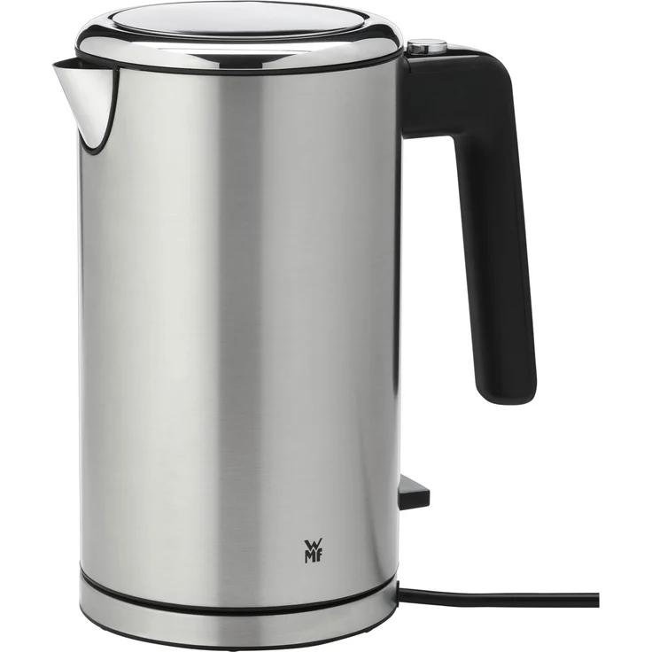 WMF Lono Wasserkocher doppelwandig (2400 Watt, 1,3 l, Safety Touch, innenliegende Wasserstandanzeige, Kalk-Wasserfilter) cromargan matt-silber – Bild 1