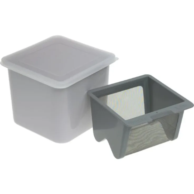 Cuisipro 837426 Joghurt-Käsehersteller, Weiß, 12 x 14 x 14 cm