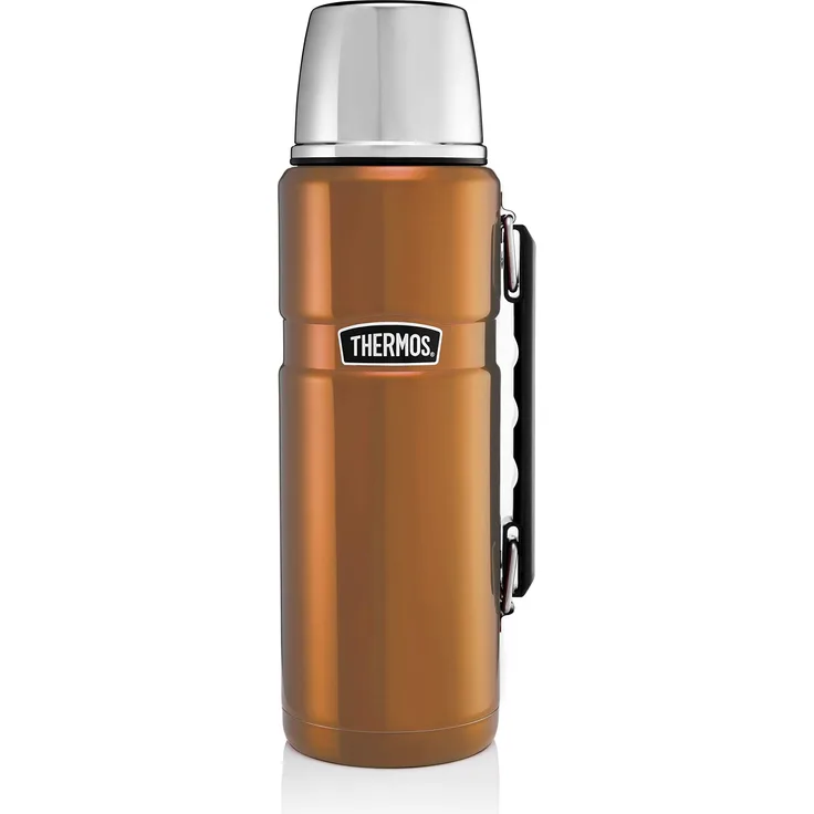 Thermos Trinkflasche, Edelstahl, Kupfer, 1.2 L