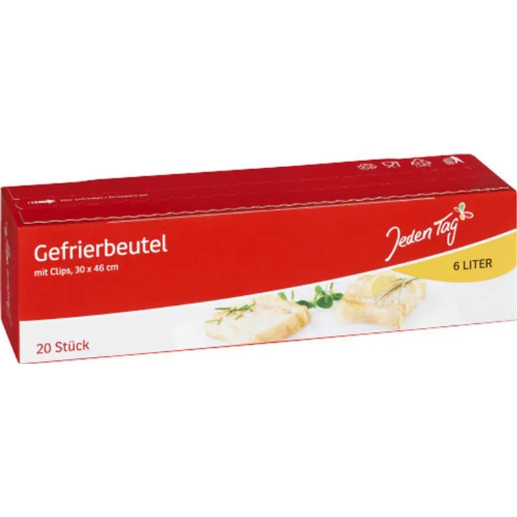 JedenTag Gefrierbeutel 6l 20 Stück