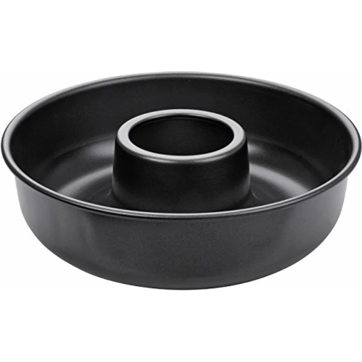 Zenker Kranzform 28 cm aus der Serie ''Pure'', runde Backform für leckere Kuchen, Frankfurter Kranz (Farbe: schwarz), Menge: 1 Stück – Bild 1