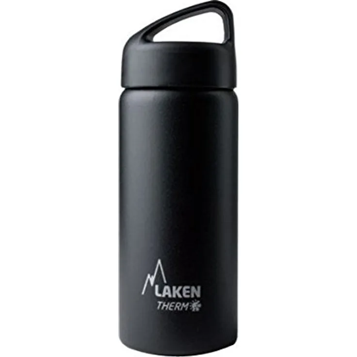 Laken Trinkflasche Classico Weit, Black, 0.5 Liter, TA5N