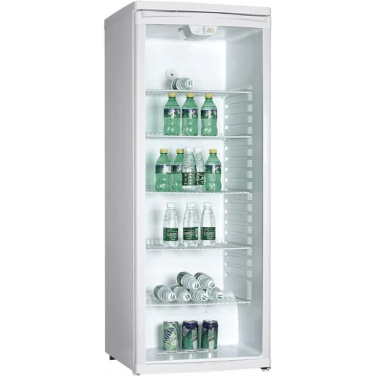 PKM GKS255 Getränkekühlschrank, freistehend, weiß, NoFrost, Breite 55 cm, Klimaklasse F – Bild 1