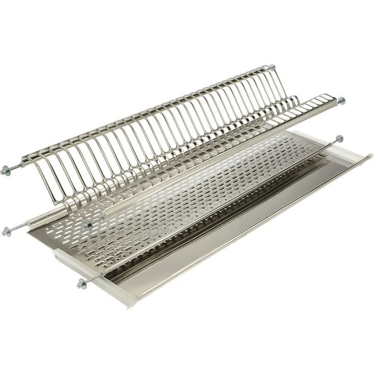 ELLETIPI Bridge i850 CB1 76 V01 Abtropfgestell für Hängeschrank Modul, 80 cm, Edelstahl, Stahl