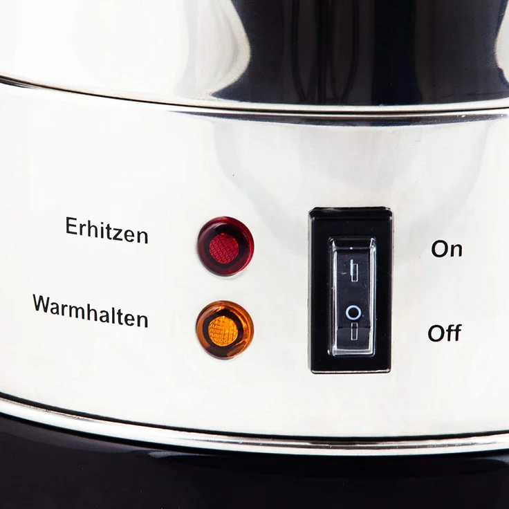Grafner HG10741 XL Heißgetränkeautomat, Glühweinkocher, aus Edelstahl, 1500 Watt, 8,8 Liter, mit Zapfhahn, Sicherheitsdeckel mit Verriegelung, Überhitzungsschutz - Preisvergleich – Bild 5